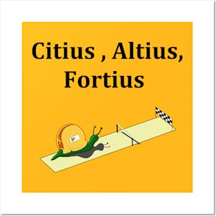Citius, altius, fortius Posters and Art